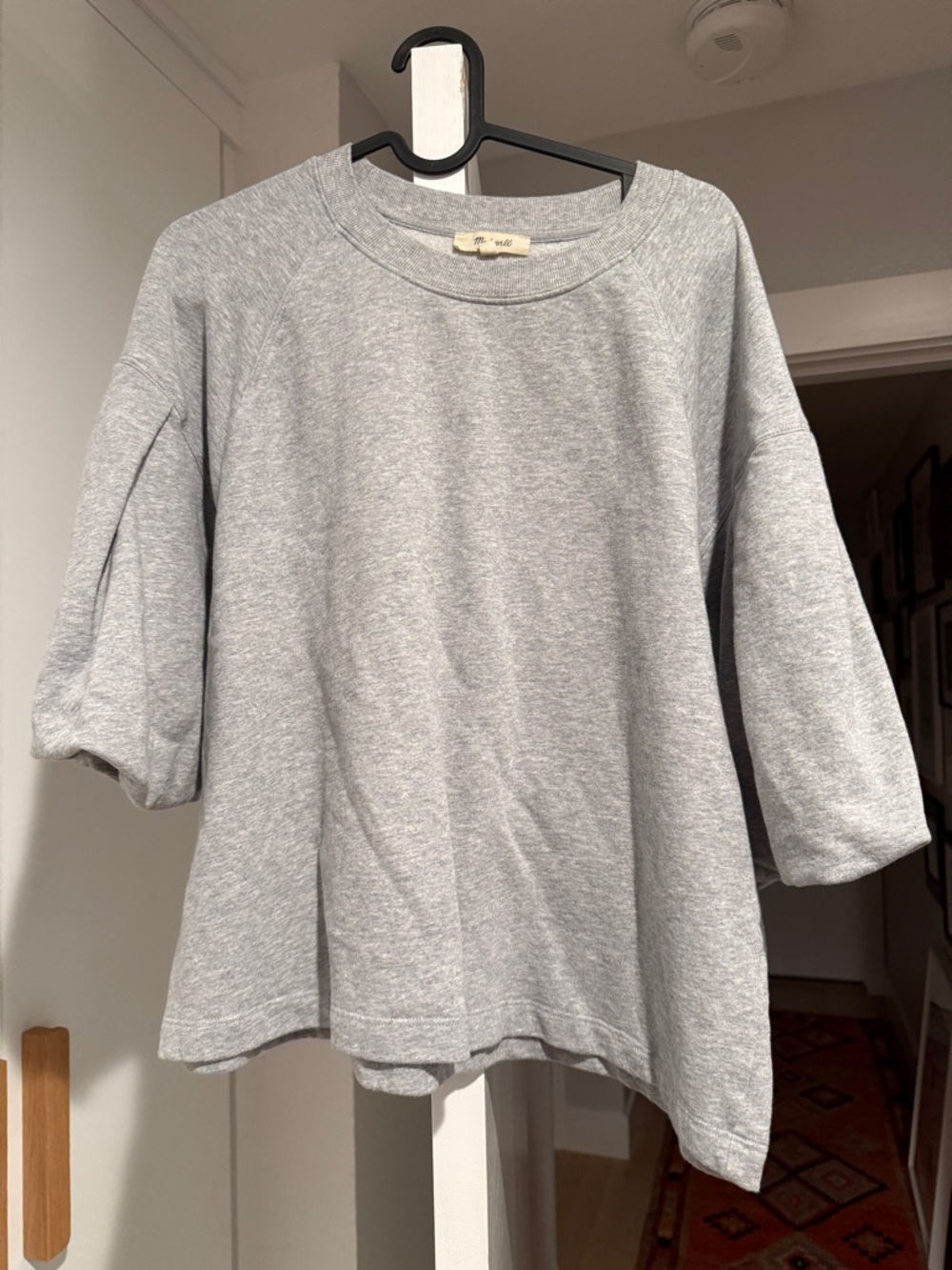 Madewell Light Grey Crewneck Sweatshirt
